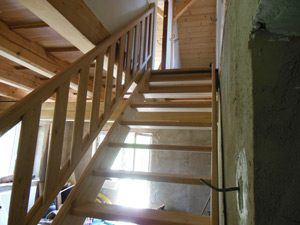 Dřevěné schodiště